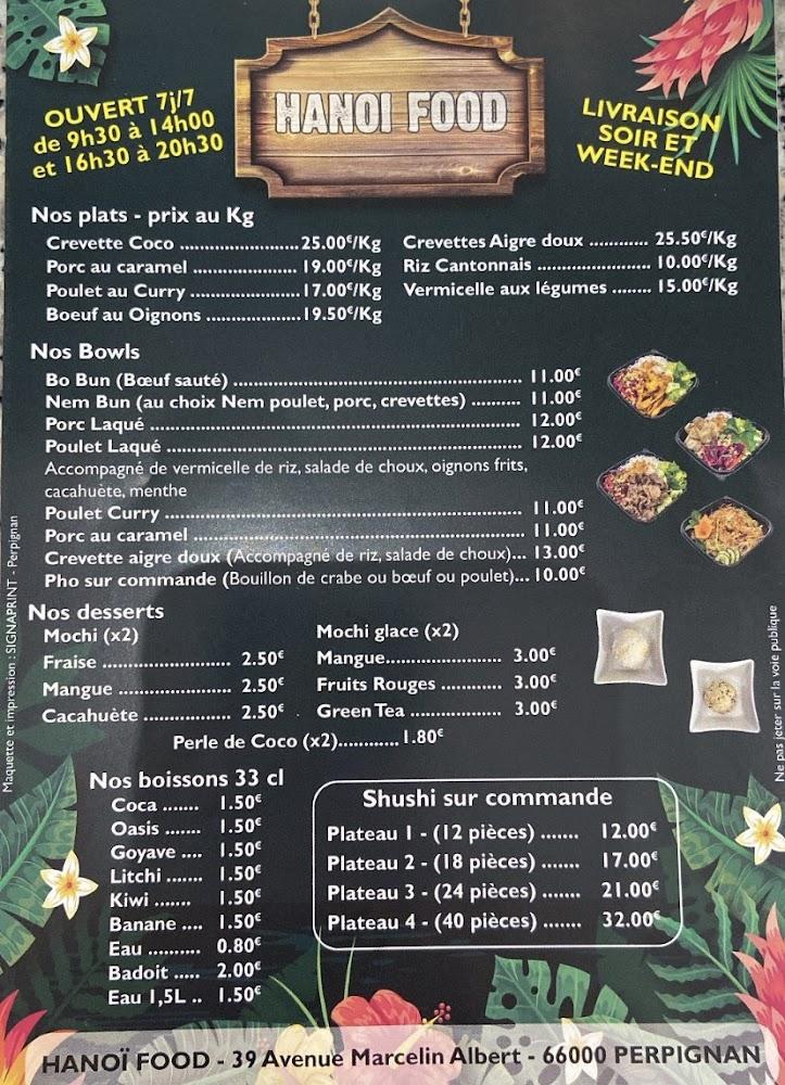 Hanoi Food - Menu Image 2